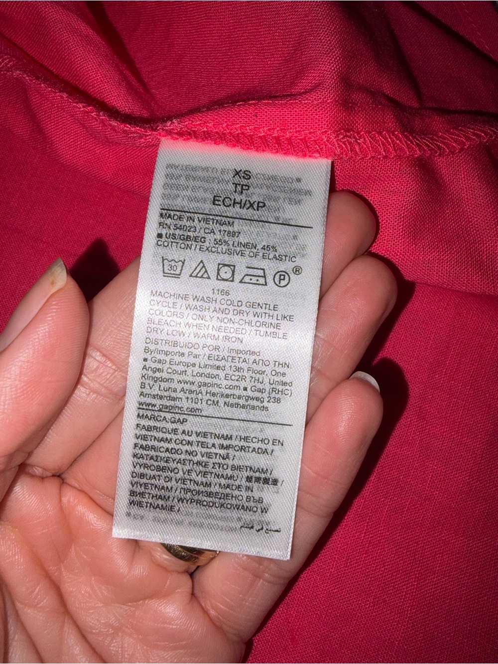 GAP Raspberry Pink Square-Neck Midi Dress - Picture 5 of 6